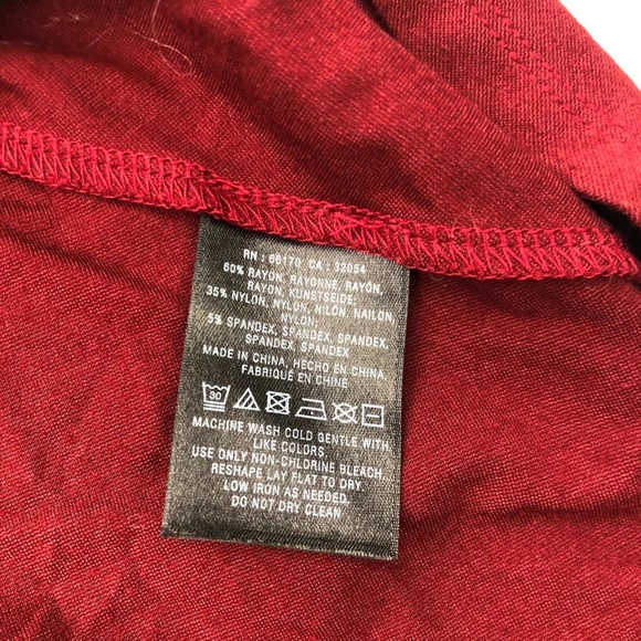 HD In Paris Skirt Women's Medium Red Skirt - Picture 4 of 5